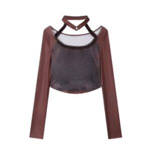 Soft Square Neck Long Sleeve Top