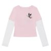 Minimal Mesh Detail Long Sleeve