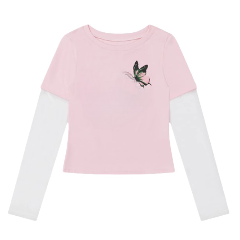 Minimal Mesh Detail Long Sleeve