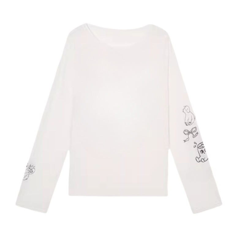 Everyday Casual White Long Sleeve